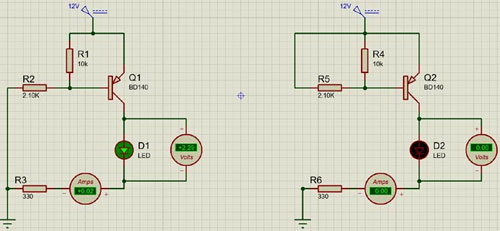 simulated circuit