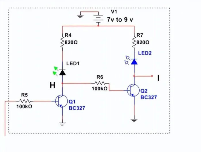 BC327 switch circuit