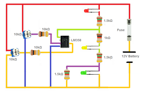Figure7-12V Battery Monitoring Circuit