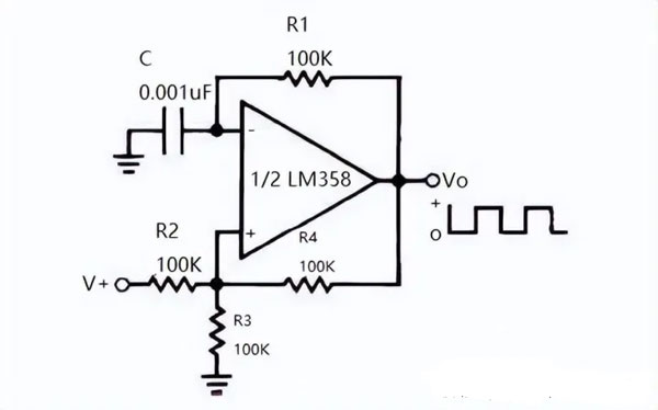 Figure10-LM358 Square Wave Oscillator