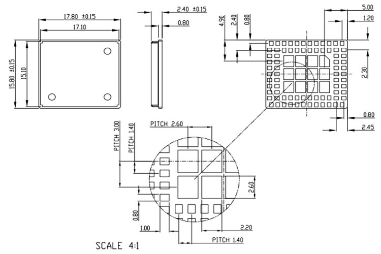 Figure5-2D Model and Dimensions