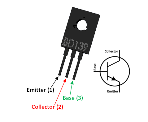 BD139 Bipolar Transistor Basics: Pinout, CAD Model, circuits, Features and Application