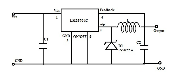 Figure3-circuit diagram of the LM2576